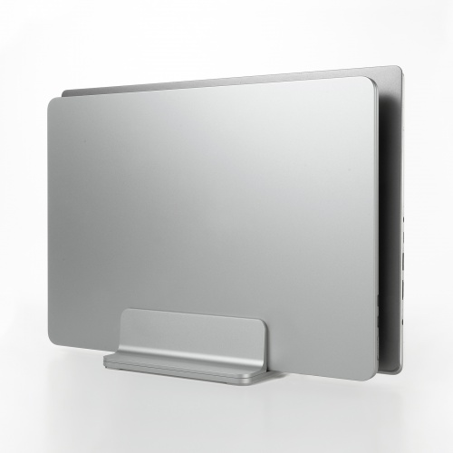 PDA-STN91S / ノートパソコン用アルミスタンド（縦置き・2台用）