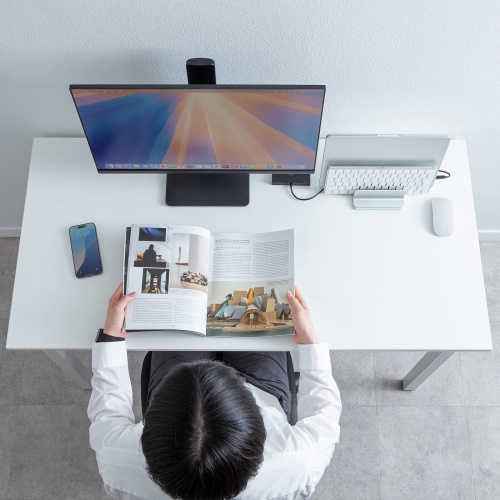 PDA-STN91S / ノートパソコン用アルミスタンド（縦置き・2台用）