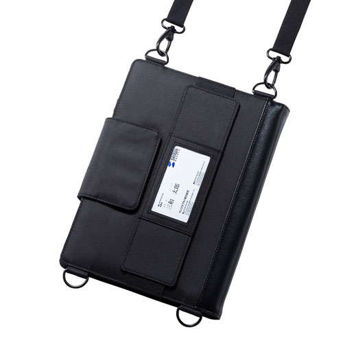 PDA-TAB4N / ショルダーベルト付き10.1型タブレットPCケース　（背面カメラ対応）