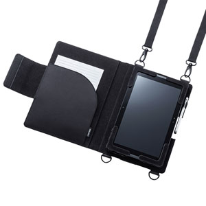 PDA-TAB4N / ショルダーベルト付き10.1型タブレットPCケース (背面カメラ対応)