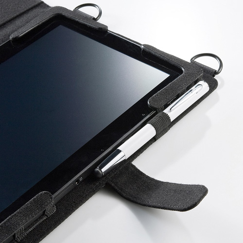 PDA-TAB4ST / ショルダーベルト付き10.1インチタブレットPCケース（スタンド機能付き）
