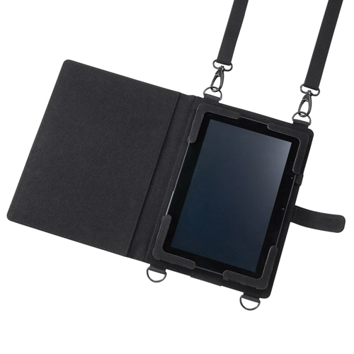 PDA-TAB4【ショルダーベルト付き10.1型タブレットPCケース】ショルダー 