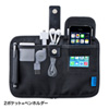 PDA-TABA7BKN タブレットアクセサリ収納ケース(7~8インチ・ブラック) PDA-TABA7BKN / タブレットアクセサリ収納ケース(7~8インチ・ブラック)