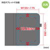 PDA-TABGST10K / タブレットPCマルチサイズケース（10.1インチ・スタンド機能付き・360度回転タイプ）