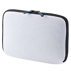 PDA-TABM10W / 低反発3DメッシュタブレットPCケース(ホワイト)