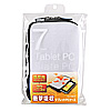 PDA-TABM7W / 低反発3DメッシュタブレットPCケース（ホワイト）