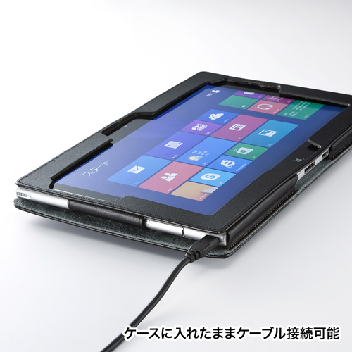 PDA-TABN3 / 回転式ハンドル付きタブレットケース（VersaPro J タイプVT・ブラック)