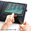 PDA-TABPR10BK / タブレットPCマルチサイズケース（10.1インチ・スタンド機能付き）