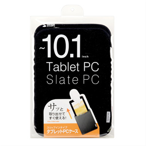 PDA-TABS10BK / ネオプレンスリップインタブレットPCケース(10.1型）