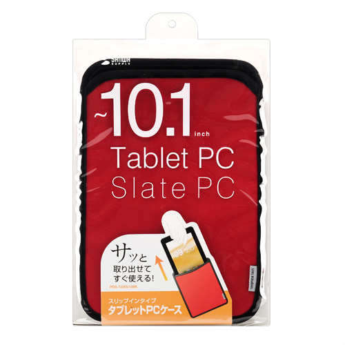 PDA-TABS10R / ネオプレンスリップインタブレットPCケース(10.1インチ）