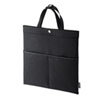 PDA-TABSCH01BK タブレット用トートバッグ(ブラック) PDA-TABSCH01BK / タブレット用トートバッグ(ブラック)