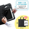 PDA-TABSCH01BK タブレット用トートバッグ(ブラック) PDA-TABSCH01BK / タブレット用トートバッグ(ブラック)