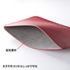 PDA-TABSL10RN ソフトレザータブレットケース(10.1インチ・レッド) PDA-TABSL10RN / ソフトレザータブレットケース(10.1インチ・レッド)