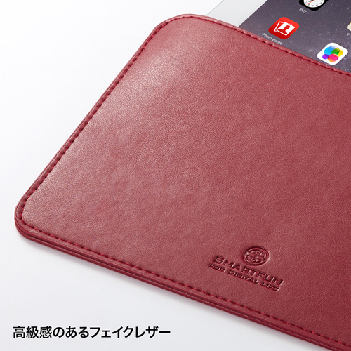 PDA-TABSL7RN / ソフトレザータブレットケース（7～8インチ・レッド）