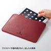 PDA-TABSL7RN ソフトレザータブレットケース(7~8インチ・レッド) PDA-TABSL7RN / ソフトレザータブレットケース(7~8インチ・レッド)