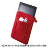 PDA-TABSP10R スリップインタブレットケース(10.1インチ・レッド) PDA-TABSP10R / スリップインタブレットケース(10.1インチ・レッド)