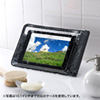 PDA-TABWPST8 タブレット防水防塵ケース(スタンド付き・ショルダーベルト付き・8インチ・ブラック) PDA-TABWPST8 / タブレット防水防塵ケース(スタンド付き・ショルダーベルト付き・8インチ・ブラック)