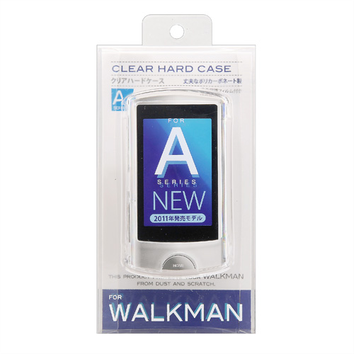 PDA-WAA6CL / クリアハードケース（WALKMAN Aシリーズ用・クリア）