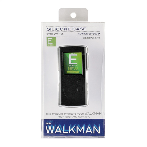PDA-WAE13BK / シリコンケース（WALKMAN Eシリーズ用・ブラック）
