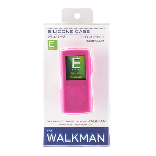 PDA-WAE13P / シリコンケース（WALKMAN Eシリーズ用・ピンク）
