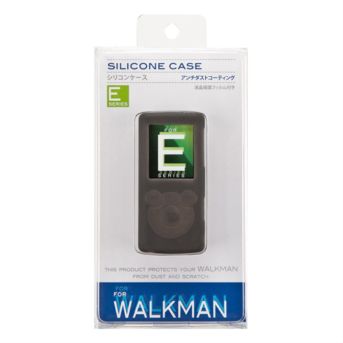 PDA-WAE1BK / シリコンケース（WALKMAN Eシリーズ用・ブラック）