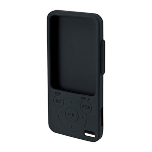 PDA-WAES16BK / シリコンケース（WALKMAN E/Sシリーズ用・ブラック）