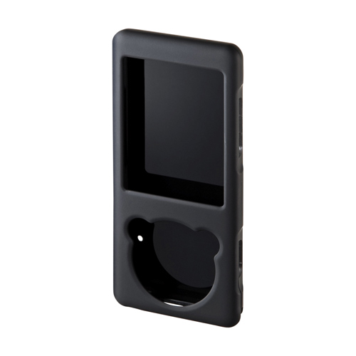 PDA-WAS15BK / ラバーコーティングハードケース（WALKMAN Sシリーズ用・ブラック）　