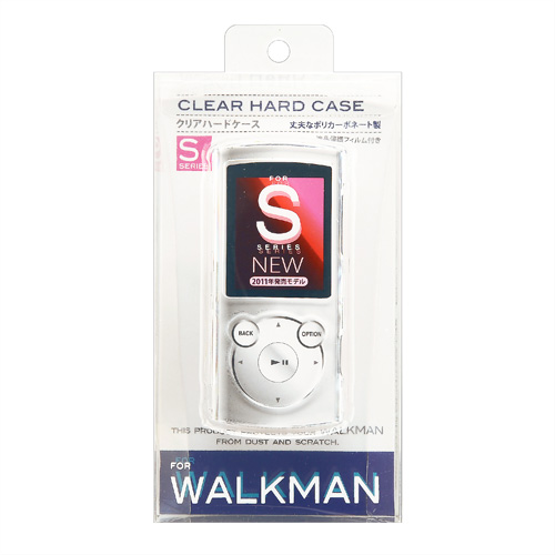 PDA-WAS8CL / クリアハードケース（WALKMAN Sシリーズ用・クリア）