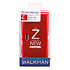 PDA-WAZ10R / TPUセミハードケース(WALKMAN Zシリーズ用・レッド）　