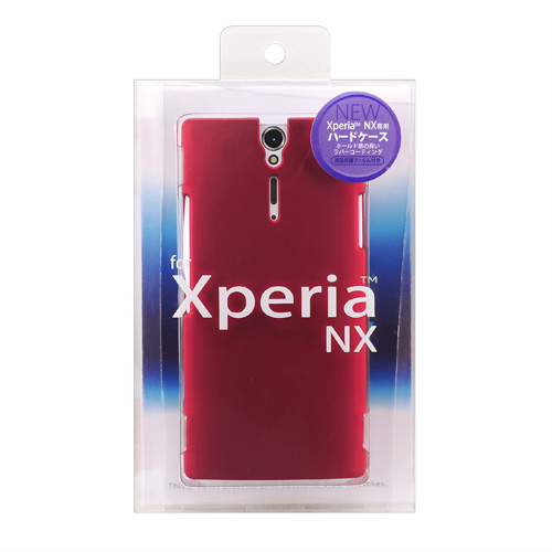 PDA-XP13R / ラバーコーティングハードケース（NTTドコモ　ソニー・エリクソン Xperia(TM) NX用）