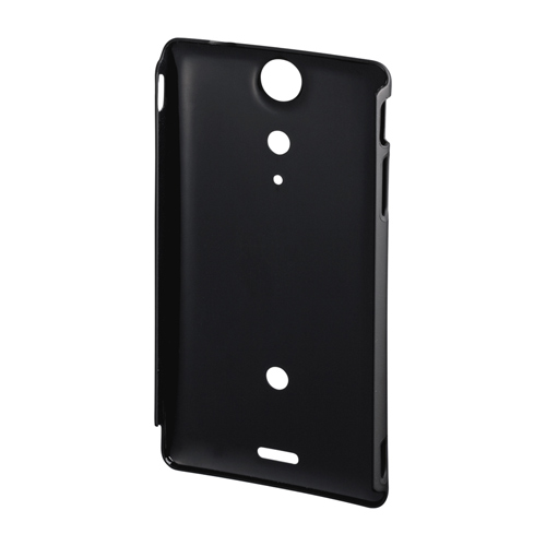 PDA-XP17BK / ラバーコーティングハードケース（NTTドコモ ソニーモバイルコミュニケーションズ Xperia(TM) GX用・ブラック）