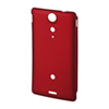 PDA-XP17R / ラバーコーティングハードケース（NTTドコモ ソニーモバイルコミュニケーションズ Xperia(TM) GX用・レッド）