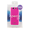 PDA-XP20P / ラバーコーティングハードケース（NTTドコモ　ソニーモバイルコミュニケーションズ　Xperia（TM） SX用）