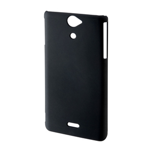 PDA-XP22BK / ラバーコーティングハードケース(NTTドコモ ソニーモバイルコミュニケーションズ Xperia(TM) AX用・ブラック)