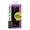 PDA-XP22BK / ラバーコーティングハードケース（NTTドコモ ソニーモバイルコミュニケーションズ Xperia（TM） AX用・ブラック）