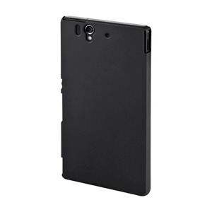 PDA-XP26BK / ラバーコーティングハードケース(NTTドコモ ソニーモバイルコミュニケーションズ Xperia(TM) Z用・ブラック)