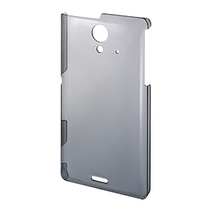 PDA-XP28BK / au ソニーモバイルコミュニケーションズ Xperia(TM) UL用(クリアブラック)