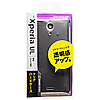 PDA-XP28BK / au ソニーモバイルコミュニケーションズ Xperia(TM) UL用（クリアブラック）