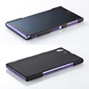 PDA-XP30BK / ラバーコーティングハードケース（NTTドコモ/au ソニーモバイルコミュニケーションズ Xperia(TM) Z1用・ブラック）