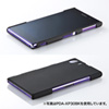PDA-XP30R / ラバーコーティングハードケース（NTTドコモ/au ソニーモバイルコミュニケーションズ Xperia(TM) Z1用・レッド）
