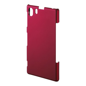 PDA-XP30R / ラバーコーティングハードケース（NTTドコモ/au ソニーモバイルコミュニケーションズ Xperia(TM) Z1用・レッド）