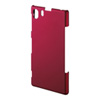 PDA-XP30R / ラバーコーティングハードケース（NTTドコモ/au ソニーモバイルコミュニケーションズ Xperia(TM) Z1用・レッド）