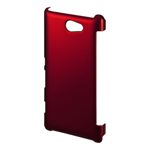 PDA-XP33R / ラバーコーティングハードケース(au ソニーモバイルコミュニケーションズ Xperia(TM) ZL2用・レッド)