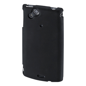 PDA-XP5BK / ラバーコーティングハードケース(NTTドコモ Xperia(TM) arc用)