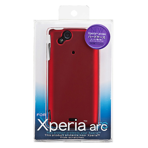 PDA-XP5R / ラバーコーティングハードケース（NTTドコモ Xperia(TM) arc用）