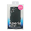 PDA-XP6BK TPUセミハードケース(Xperia(TM) acro用・クリアブラック) PDA-XP6BK / TPUセミハードケース(Xperia(TM) acro用・クリアブラック)