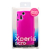 PDA-XP6P TPUセミハードケース(Xperia(TM) acro用・クリアピンク) PDA-XP6P / TPUセミハードケース(Xperia(TM) acro用・クリアピンク)