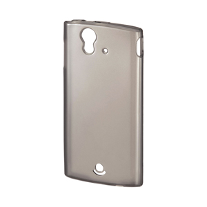 PDA-XP9BK / TPUセミハードケース(NTTドコモ ソニー・エリクソン Xperia(TM) ray用・クリアブラック)