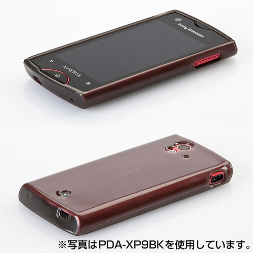 PDA-XP9P / TPUセミハードケース（NTTドコモ ソニー・エリクソン Xperia(TM) ray用・ピンク）
