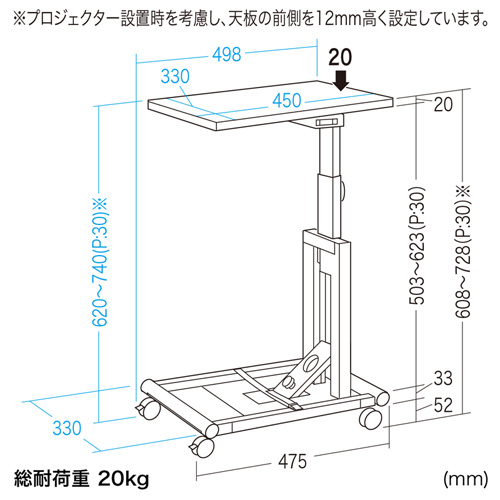 PR-4 / プロジェクター台